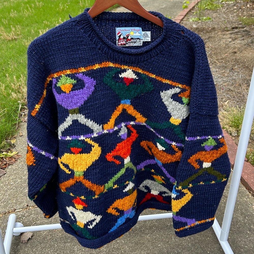 Unique wool sweater